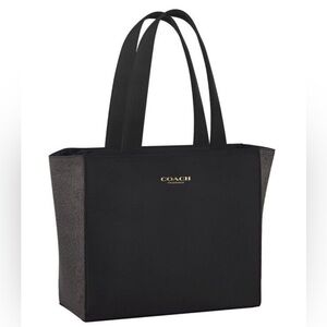 Coach Black and Gray Tote Bag